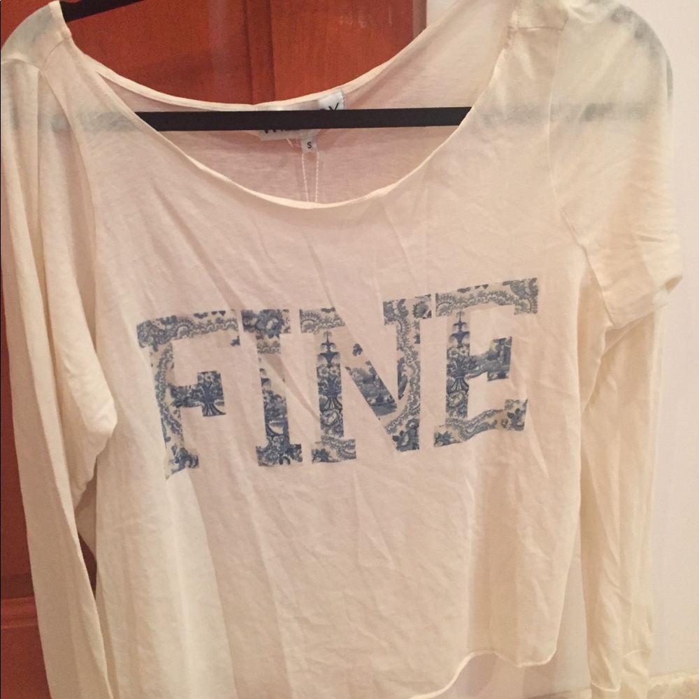 WILDFOX “FINE” long sleeve